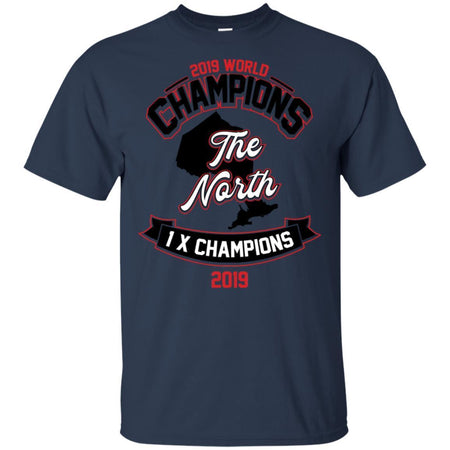 Toronto Raptors Champions of the North T-shirt for Basketball Fans TT06