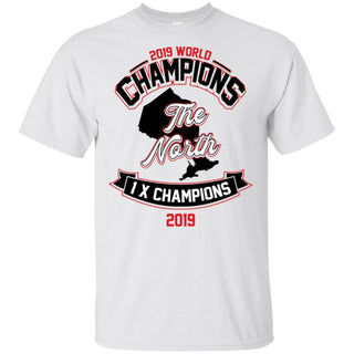 Toronto Raptors Champions of the North T-shirt for Basketball Fans TT06