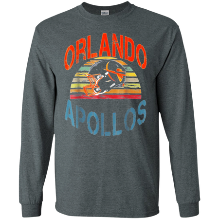 Vintage Orlando Football Apollos Shirt For Fans G240 Gildan LS Ultra Cotton T-Shirt