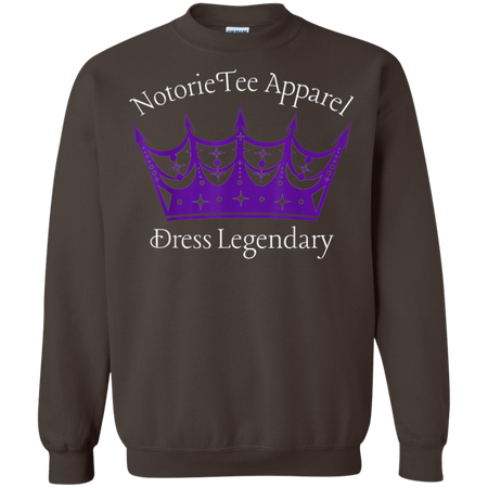 NotorieTee Apparel Dress Legendary Shirt G180 Gildan Crewneck Pullover Sweatshirt  8 oz.