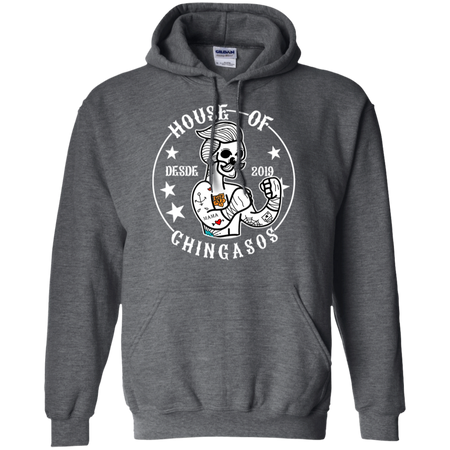 House Of Desde Chingasos 2019 Funny Boxing Tattoo Shirt G185 Gildan Pullover Hoodie 8 oz