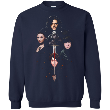 Game of Thrones season 7 Jon Snow Lyanna Mormont Sansa Stark and Arya Stark Sweatshirt