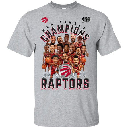 Toronto Raptors Players NBA Finals Champions Team Art T-Shirt HA06