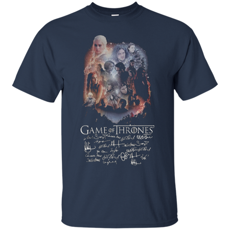 Game of thrones cast autograph shirt T Shirt