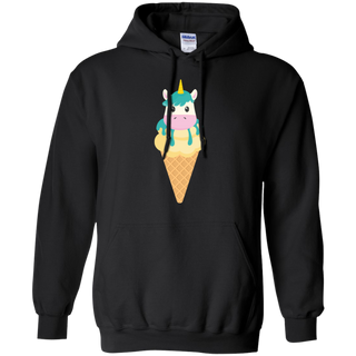 Unicorn Ice Cream Cone for Ice Cream Lovers Hoodie