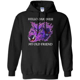 Gastly Haunter Gengar hello darkness my old friend 1 Hoodie