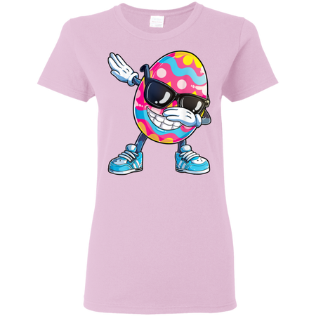 Dabbing Easter Egg Boys Kids Girls Hunter Hunting Shirt G500L Gildan Ladies' 5.3 oz. T-Shirt