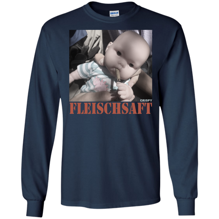 Fleischsaft Baby Crispy Wanted Shirt G240 Gildan LS Ultra Cotton T Shirt