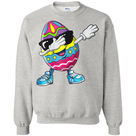 Dabbing Easter Egg Shirt G180 Gildan Crewneck Pullover Sweatshirt 8 oz