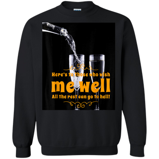 Well Wishes Shirt G180 Gildan Crewneck Pullover Sweatshirt  8 oz.