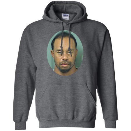 Tiger Woods Mugshot Shirt G185 Gildan Pullover Hoodie 8 oz