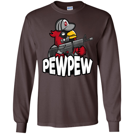 Official Clothing Of Nrdpmp  Get Your PewPew Shirt G240 Gildan LS Ultra Cotton T-Shirt