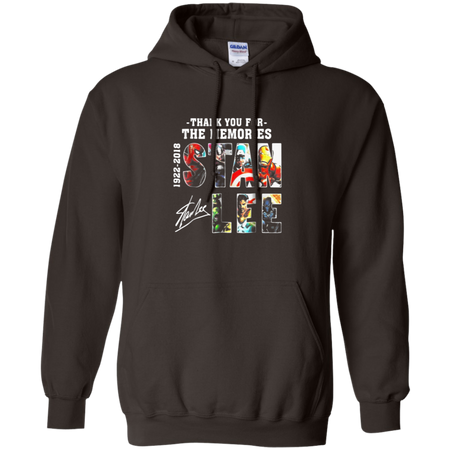 Excelsior Stan Lee Thank You For The Memories Shirt G185 Gildan Pullover Hoodie 8 oz