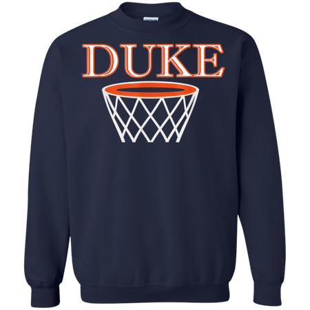 Kids Basketball Apparel Custom Name Duke Shirt G180 Gildan Crewneck Pullover Sweatshirt 8 oz