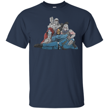 The Saturday Breakfast Club skullpy megatron mumm ra skeletor shredder and cobra commande T Shirt