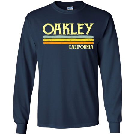 Vintage Oakley California CA Shirt G240 Gildan LS Ultra Cotton T-Shirt