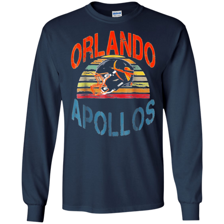 Vintage Orlando Football Apollos Shirt For Fans G240 Gildan LS Ultra Cotton T Shirt