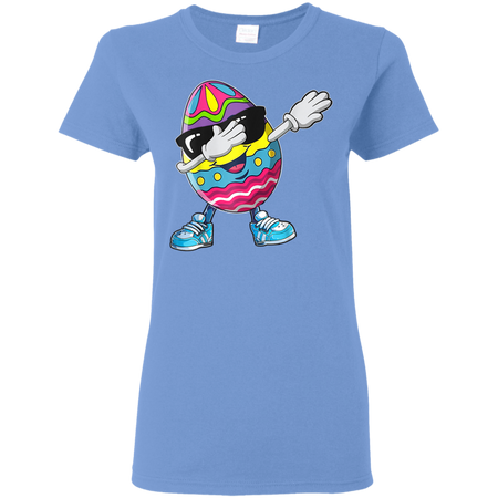 Dabbing Easter Egg Shirt G500L Gildan Ladies 5 3 oz T Shirt