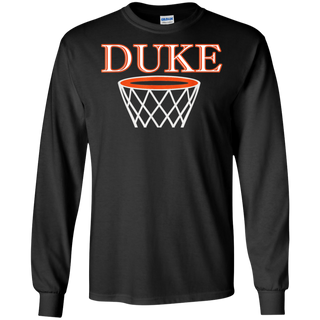 Kids Basketball Apparel  Custom Name Duke Shirt G240 Gildan LS Ultra Cotton T-Shirt