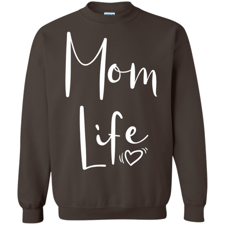 Womens Mom Life Shirts For Women Mothers Day Shirt G180 Gildan Crewneck Pullover Sweatshirt 8 oz