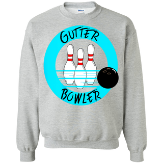 Funny Bowling Shirt G180 Gildan Crewneck Pullover Sweatshirt  8 oz.