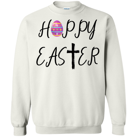 Hoppy Easter Shirt G180 Gildan Crewneck Pullover Sweatshirt 8 oz