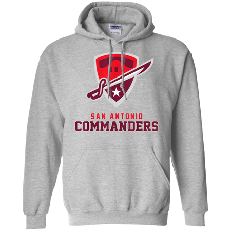 Vintage San Antonio Football Commanders Shirt G185 Gildan Pullover Hoodie 8 oz