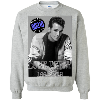 Luke Perry 1966 2019 Thanks For The Momories Shirt G180 Gildan Crewneck Pullover Sweatshirt 8 oz