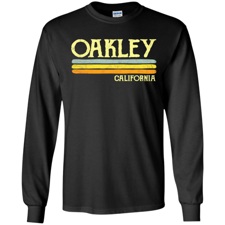 Vintage Oakley California CA Shirt G240 Gildan LS Ultra Cotton T-Shirt