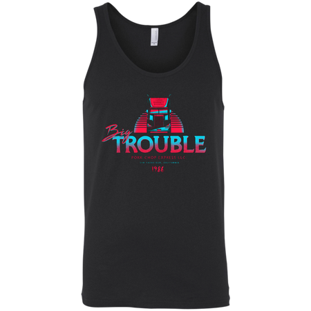 T Shirt of my Big Trouble in Little China parody trucker art clothing design for Men and Women by Barrett Biggers shirts