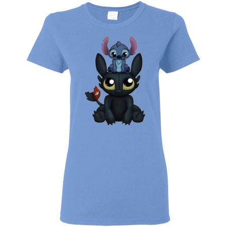 Toothless and Stitch - Toothless TShirt - Stitch Tshirt - How to Train Your Dragon - Toothless Dragon - Stitch Shirt - Toothless Shirt