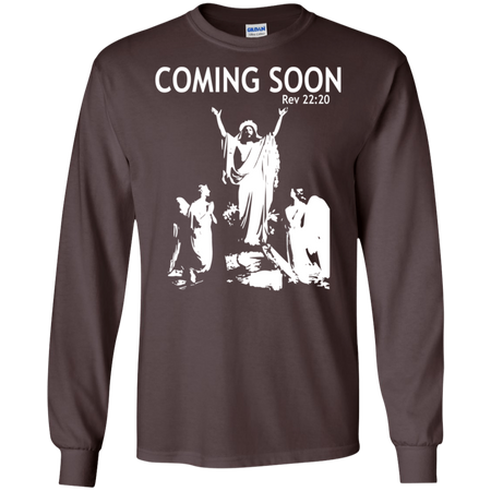 Coming Soon Shirt G240 Gildan LS Ultra Cotton T-Shirt