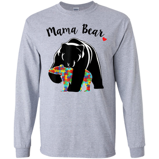 Unisex Mama Bear With Color Baby For Mather s Day Shirt G240 Gildan LS Ultra Cotton T Shirt