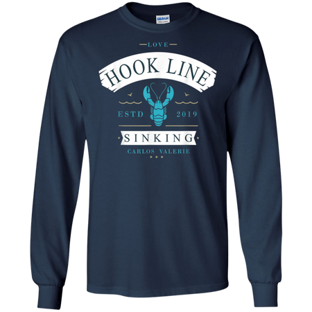 Hook Line Sinking Shirt G240 Gildan LS Ultra Cotton T Shirt