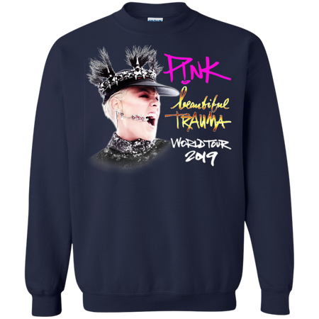 The Beautiful World Tour 2019 Shirt G180 Gildan Crewneck Pullover Sweatshirt 8 oz