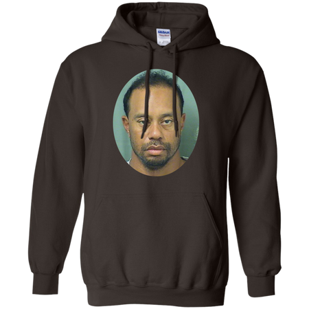 Tiger Woods Mugshot Shirt G185 Gildan Pullover Hoodie 8 oz
