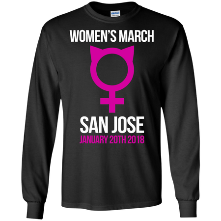 Womens March Pussyhat San Jose January 20th 2018 T shirt