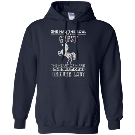 The spirit of a unicorn lady Hoodie