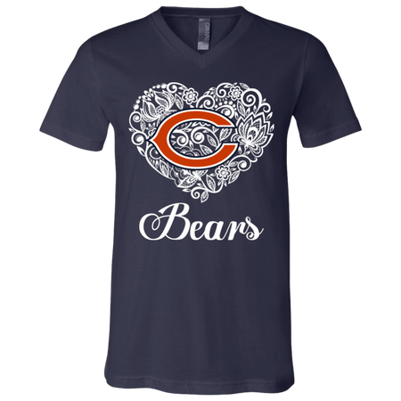 Chicago Bears Lace Heart Shirts