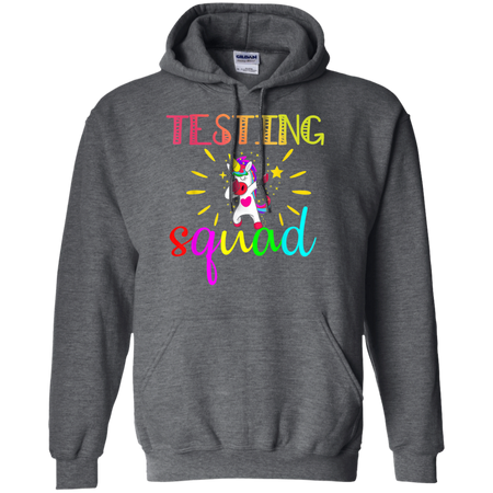 Testing Squad Funny Teacher Gift Shirt G185 Gildan Pullover Hoodie 8 oz