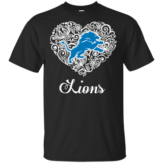 Detroit Lions Lace Heart Shirts