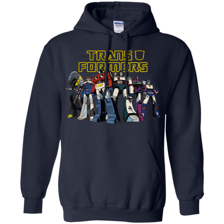 Transformers Robot Group Vintage Graphic Hoodie