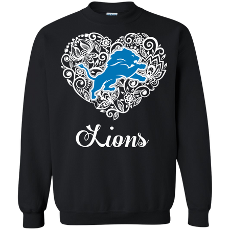 Detroit Lions Lace Heart Shirts