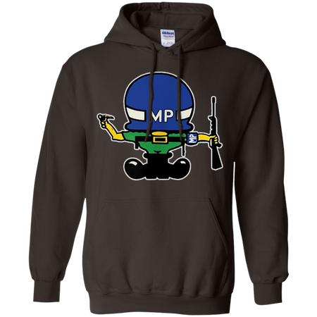 Shorty mascot Military Police Shirt G185 Gildan Pullover Hoodie 8 oz