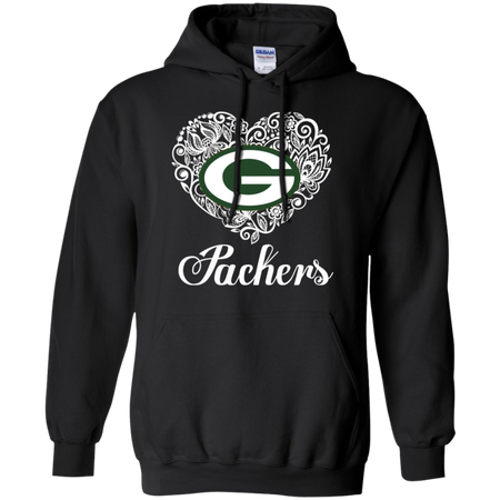 Green Bay Packers Lace Heart Shirts