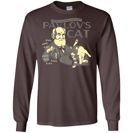 Funny Pavlov s Cats Science Shirt G240 Gildan LS Ultra Cotton T Shirt