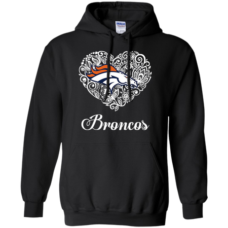 Denver Broncos Lace Heart Shirts