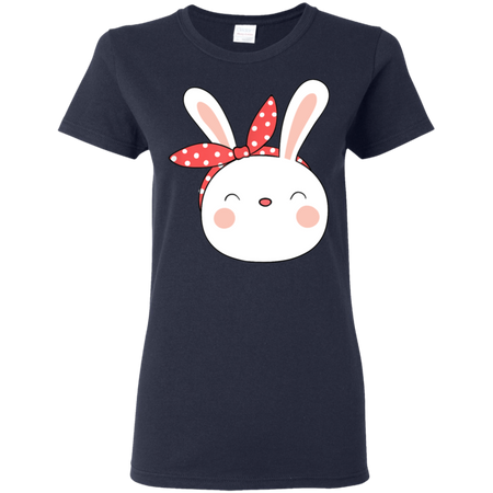 Happy Easter Bunny Shirt G500L Gildan Ladies 5 3 oz T Shirt