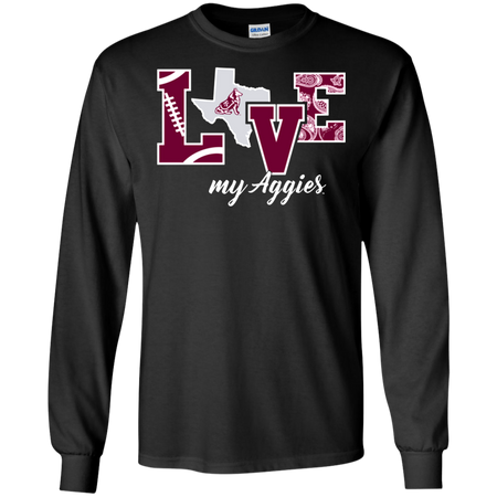 Texas A M Aggies Love my Aggies T shirt