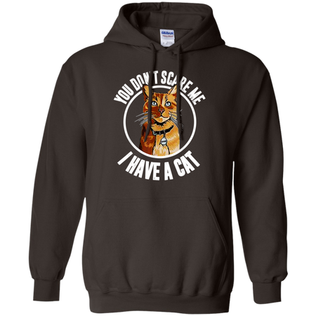 You Don t Scare Me I Have A Cat Goose Cat Lover Shirt G185 Gildan Pullover Hoodie 8 oz
